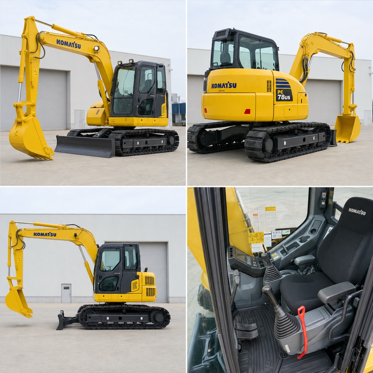 2020 Komatsu PC78US front view