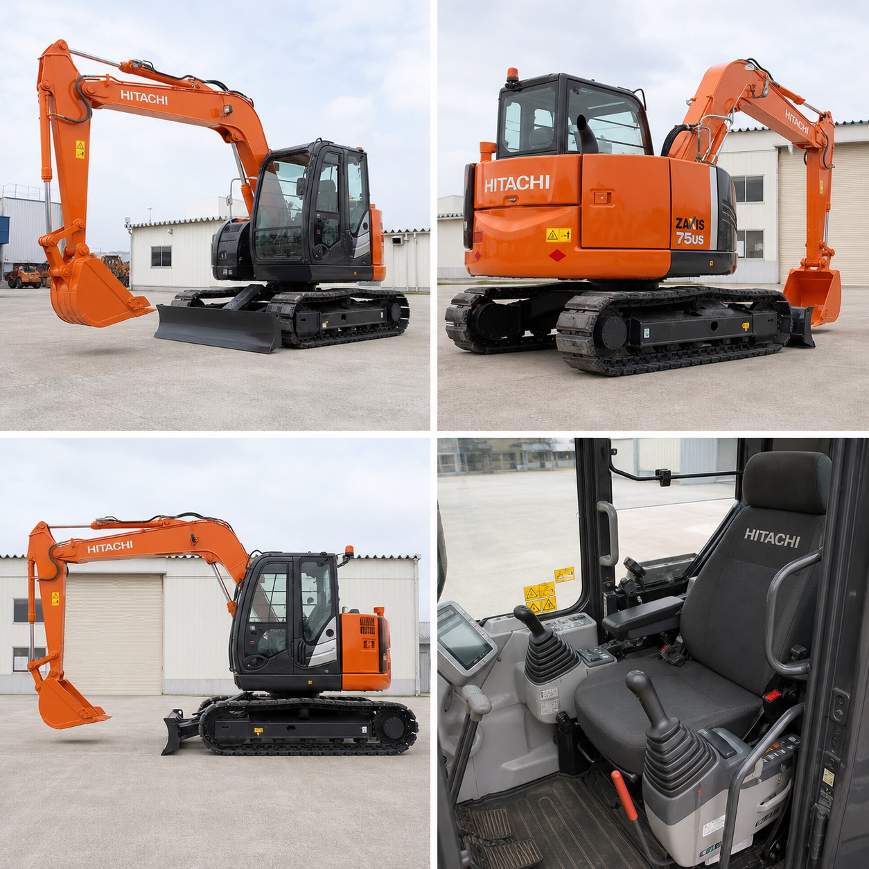 2019 Hitachi ZX75US front view